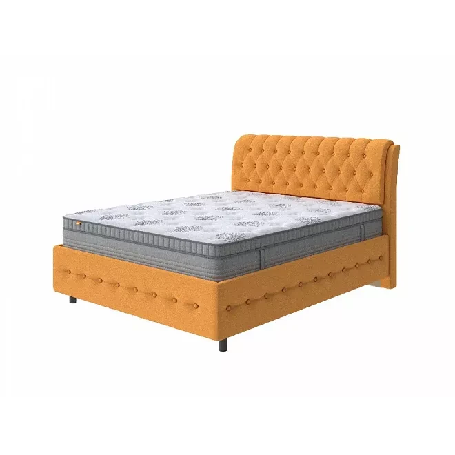 Кровать Орматек ComoVeda 4 Grand (Велюр) Scandi Cotton 18 Шафран
