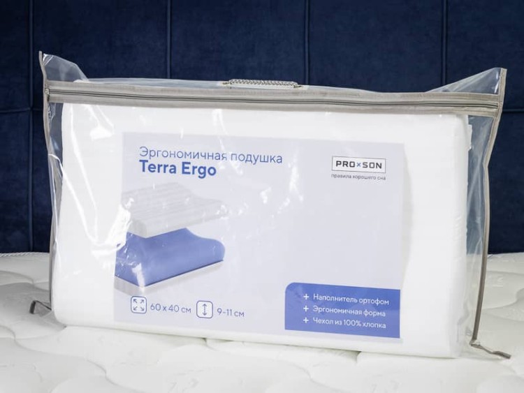 Подушка ProSon Terra Ergo 40 х 60 см