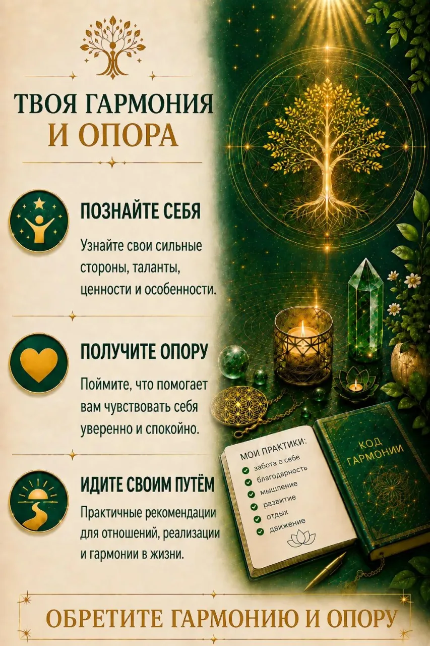 PDF-подарок Твоя гармония и опора